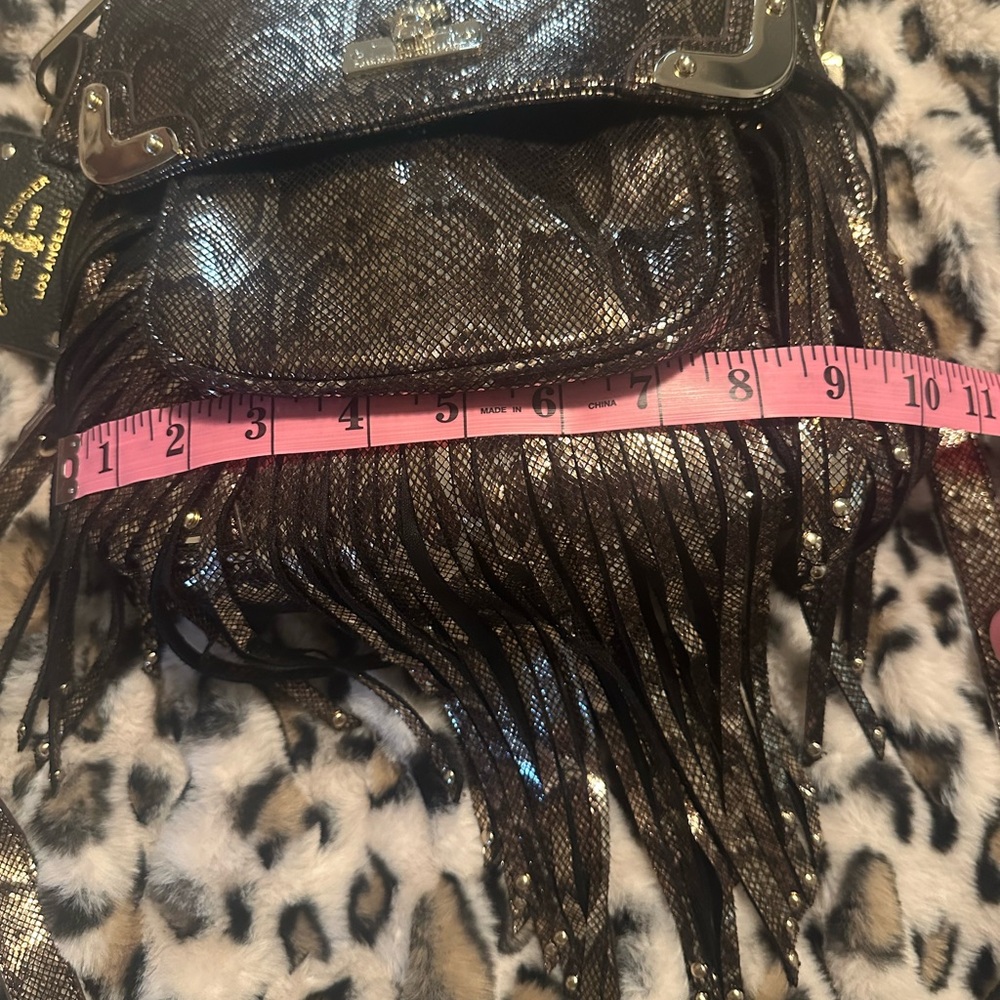 Brown Fringe Crossbody Bag - Picture 6 of 6